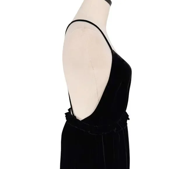 Ulla Johnson Lavinia Gown Black Velvet Open Back Black Tie Formal Party Size 00 - Picture 6 of 16